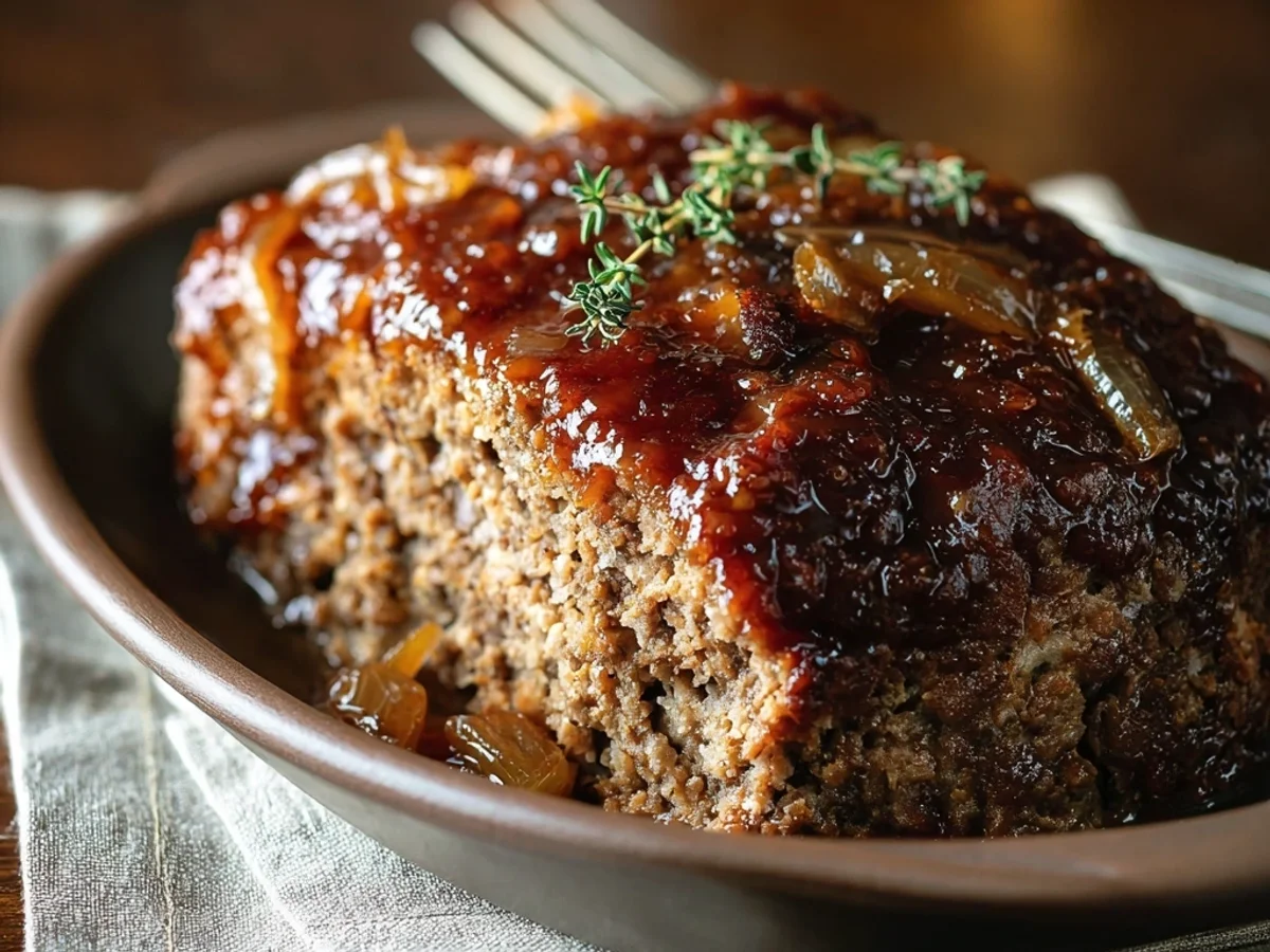 Tender Meatloaf with Brown Sugar Glaze: Easy Dinner - Image 1