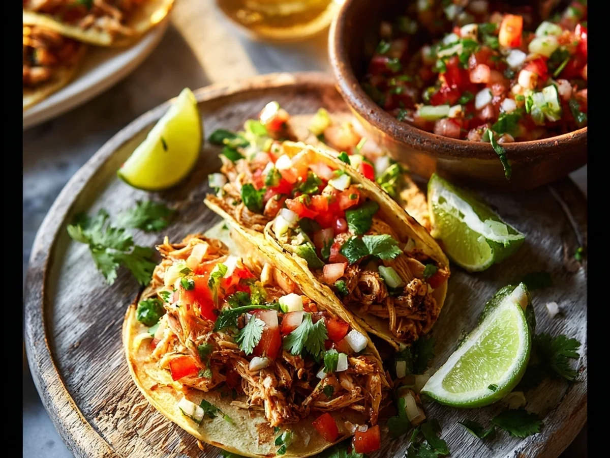 Tender Pulled Chicken Tacos: Flavorful & Quick - Image 2