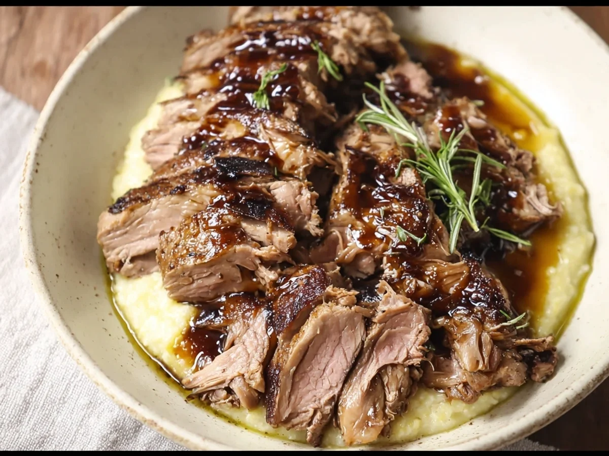 Tender Slow Cooker Lamb Tenderloin with Herbs - Image 1