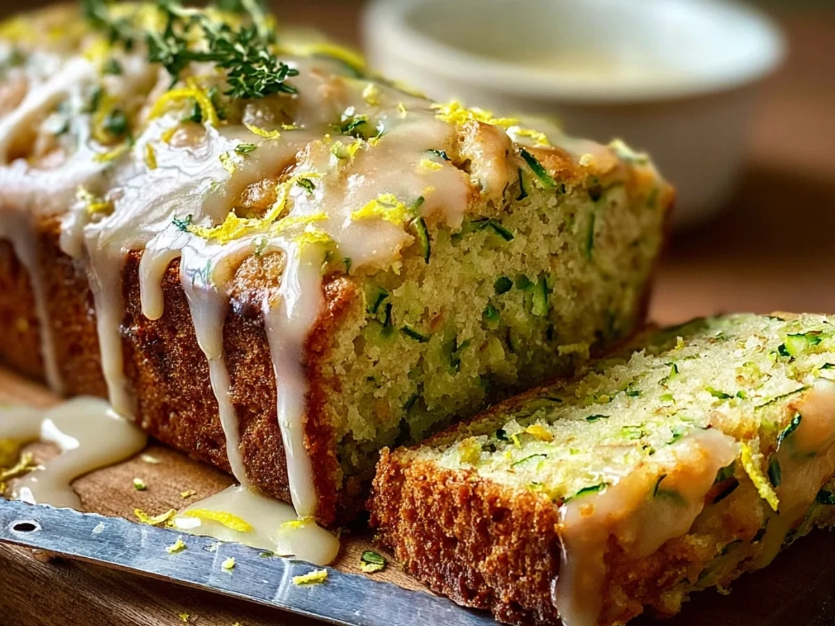 Ultra Moist Lemon Zucchini Bread: A Bright Summer Loaf - Image 1