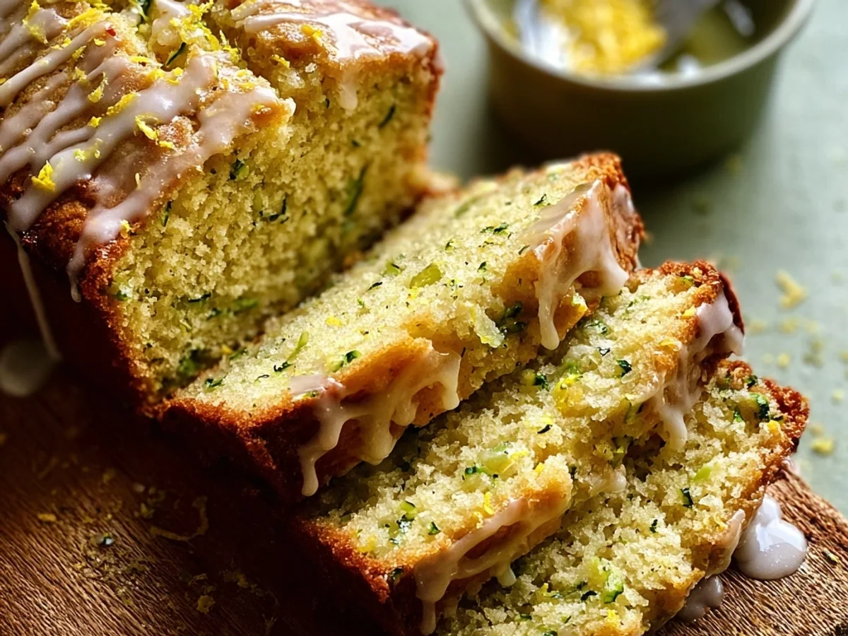 Ultra Moist Lemon Zucchini Bread: A Sunny Slice - Image 1