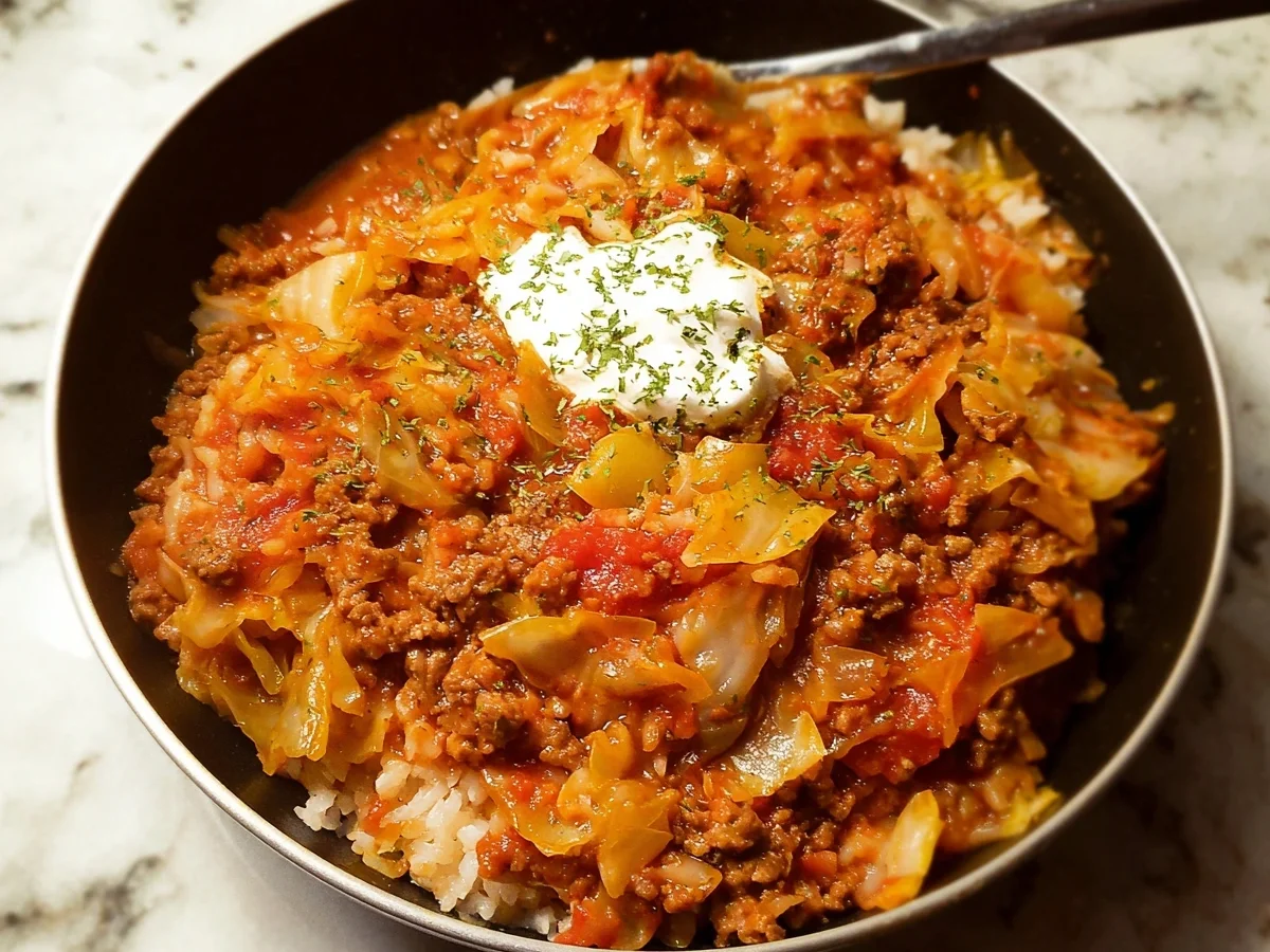 Unstuffed Cabbage Rolls: Easy One-Pan Recipe - Image 1