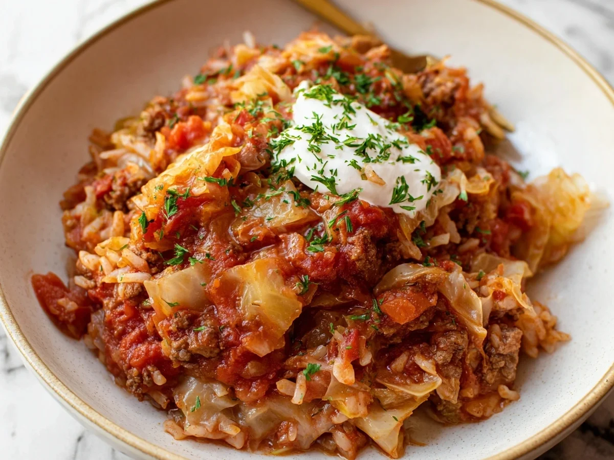 Unstuffed Cabbage Rolls: Easy One-Pan Recipe - Image 2