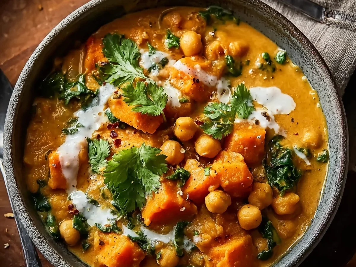 Warming Sweet Potato Chickpea Curry: Easy Dinner - Image 2