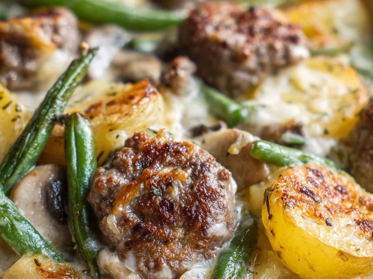 Amish Hamburger Steak Bake: Old-Fashioned Comfort Dinner - Featured Image