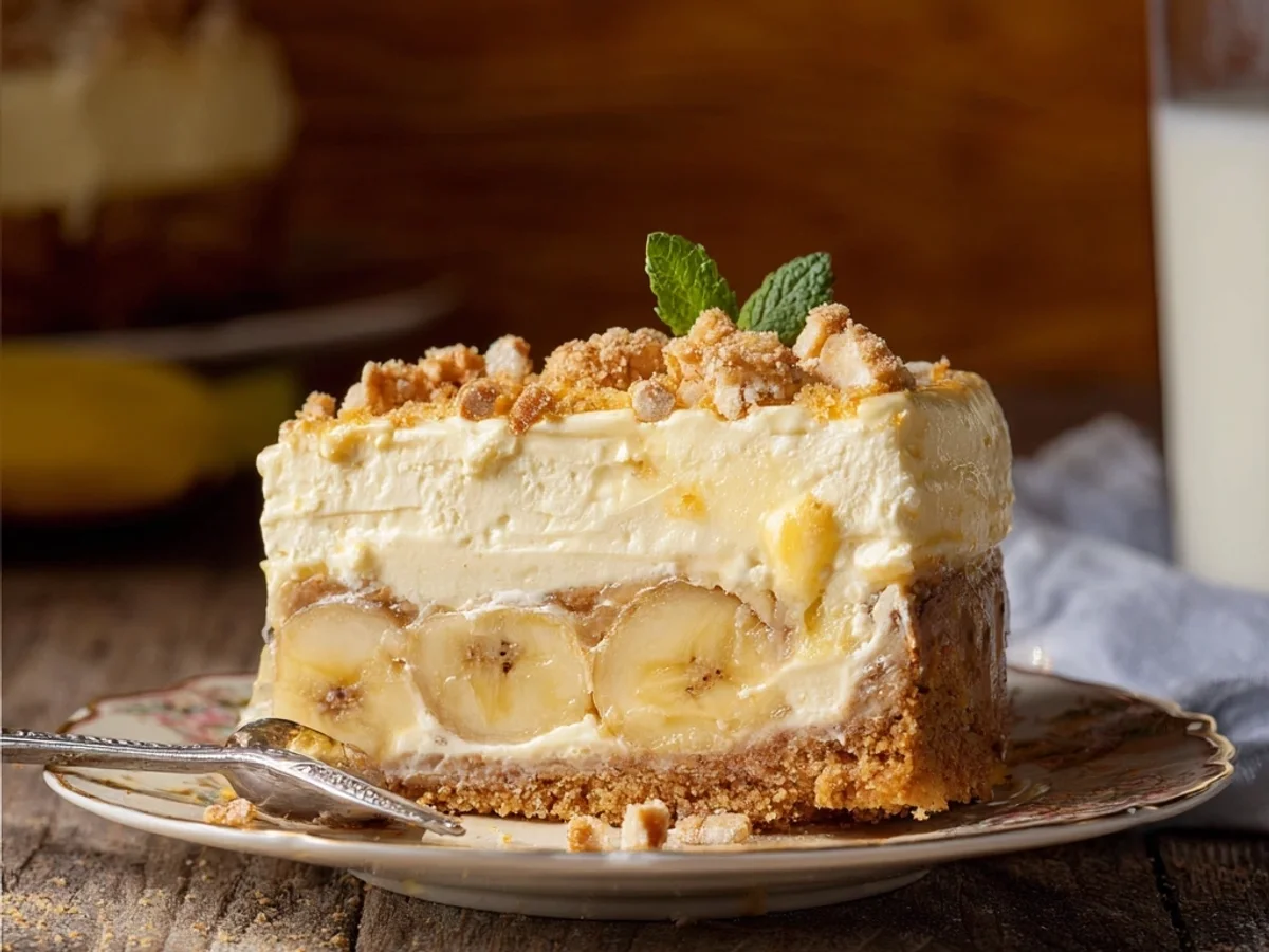 Banana Pudding Cheesecake Recipe: Creamy Southern Delight - Featured Image