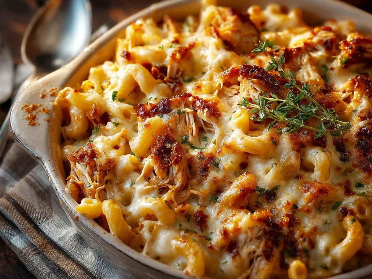 BBQ Chicken Mac and Cheese: Creamy & Smoky - Featured Image
