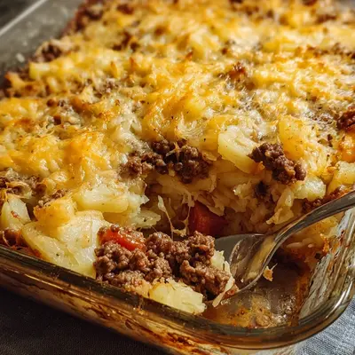 Beef, Pineapple & Sauerkraut Casserole