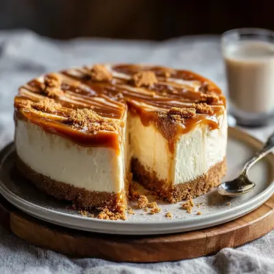 Biscoff Salted Caramel Cheesecake: Rich, Creamy & Easy