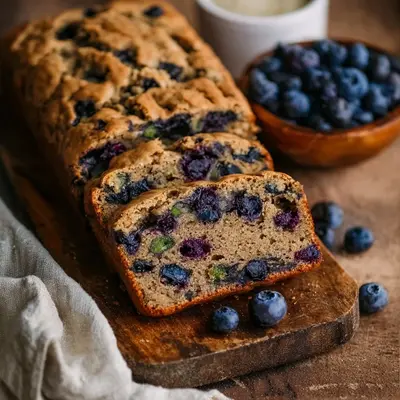 Blueberry Zucchini Bread: Tender Loaf, Bursting Berries