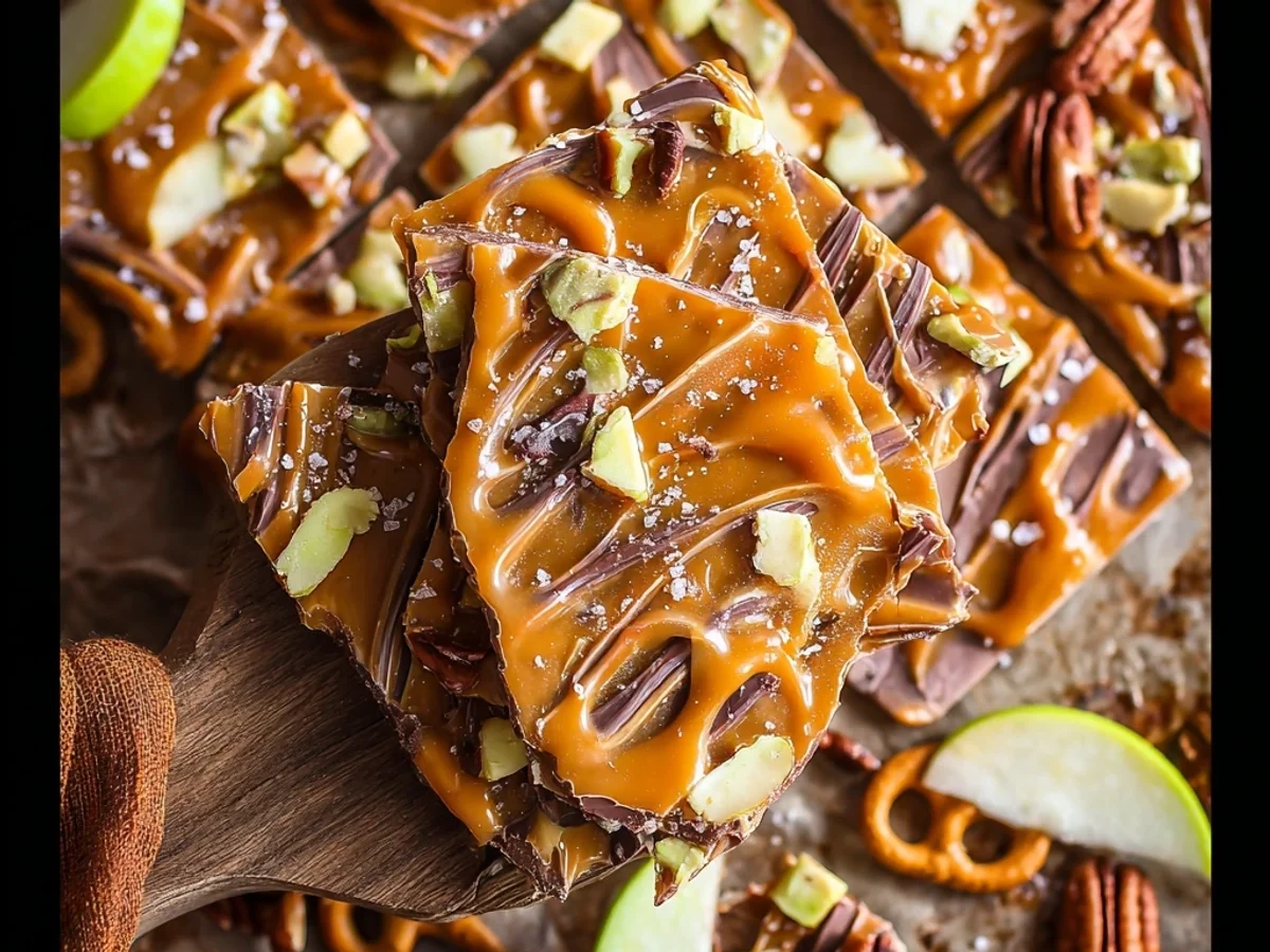 Caramel Apple Bark: Easy Autumn Treat - Featured Image