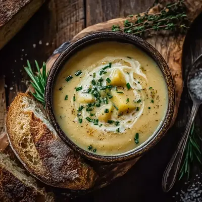 Cheddar Garlic Herb Potato Soup: Creamy, Hearty Comfort