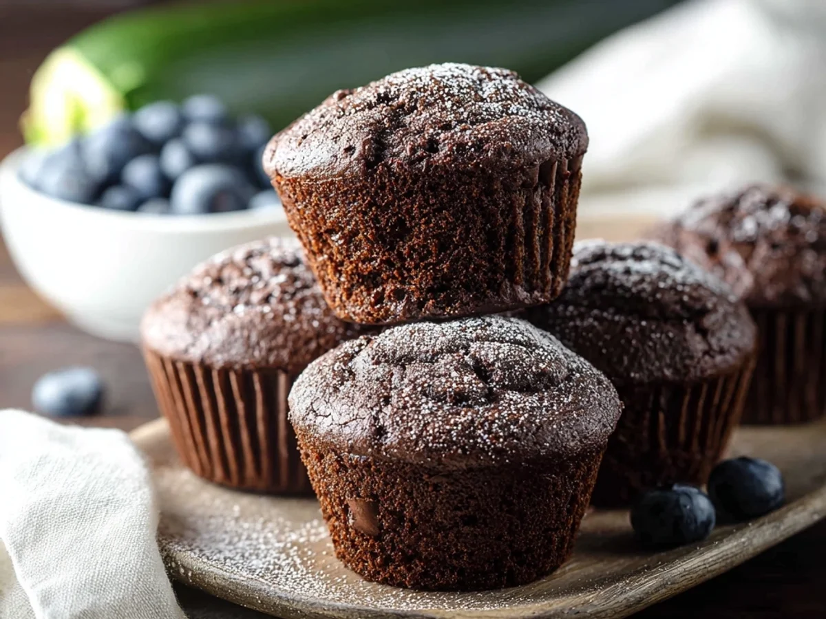 Chocolate Zucchini Muffins: Simple Sweet Morning Bake - Featured Image