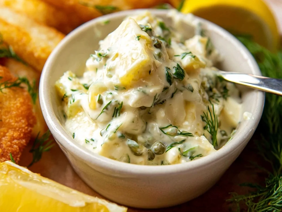 Classic Tartar Sauce Recipe for Seafood - Featured Image