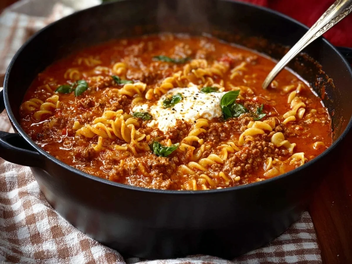 Comforting Lasagna Soup Recipe: A Hearty Weeknight Meal - Featured Image