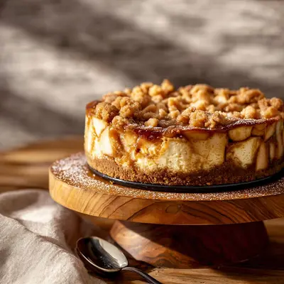 Creamy Apple Pie Cheesecake: A Seasonal Treat