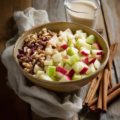 Creamy Apple Walnut Fruit Salad: A Fresh, Crisp Treat