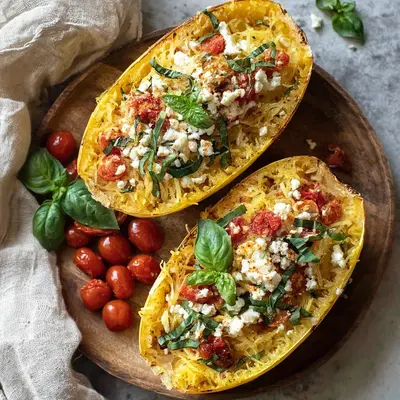 Creamy Baked Feta Spaghetti Squash Recipe