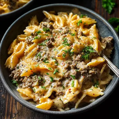 Creamy Beef Pasta: Hearty Weeknight Dinner