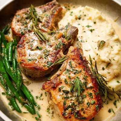 Creamy Chicken Broth Lamb Chops Recipe