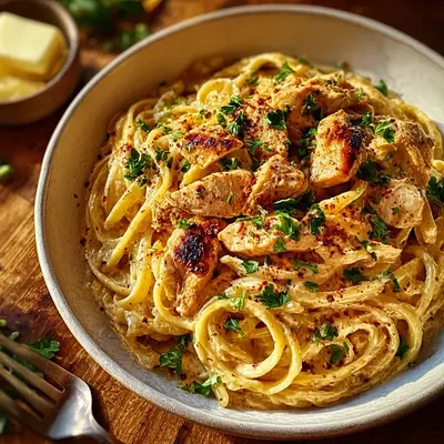 Creamy Cowboy Butter Chicken Linguine: Quick Dinner