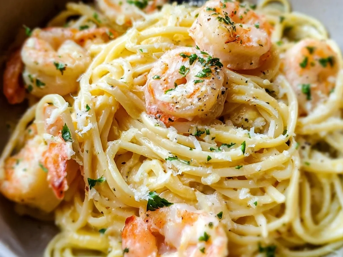 Creamy Lemon Shrimp Spaghetti: Quick & Zesty Pasta - Featured Image