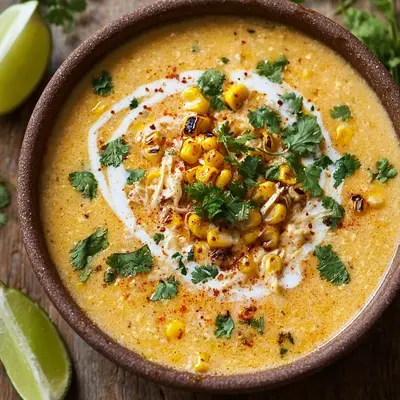 Creamy Mexican Street Corn Soup: Easy & Flavorful