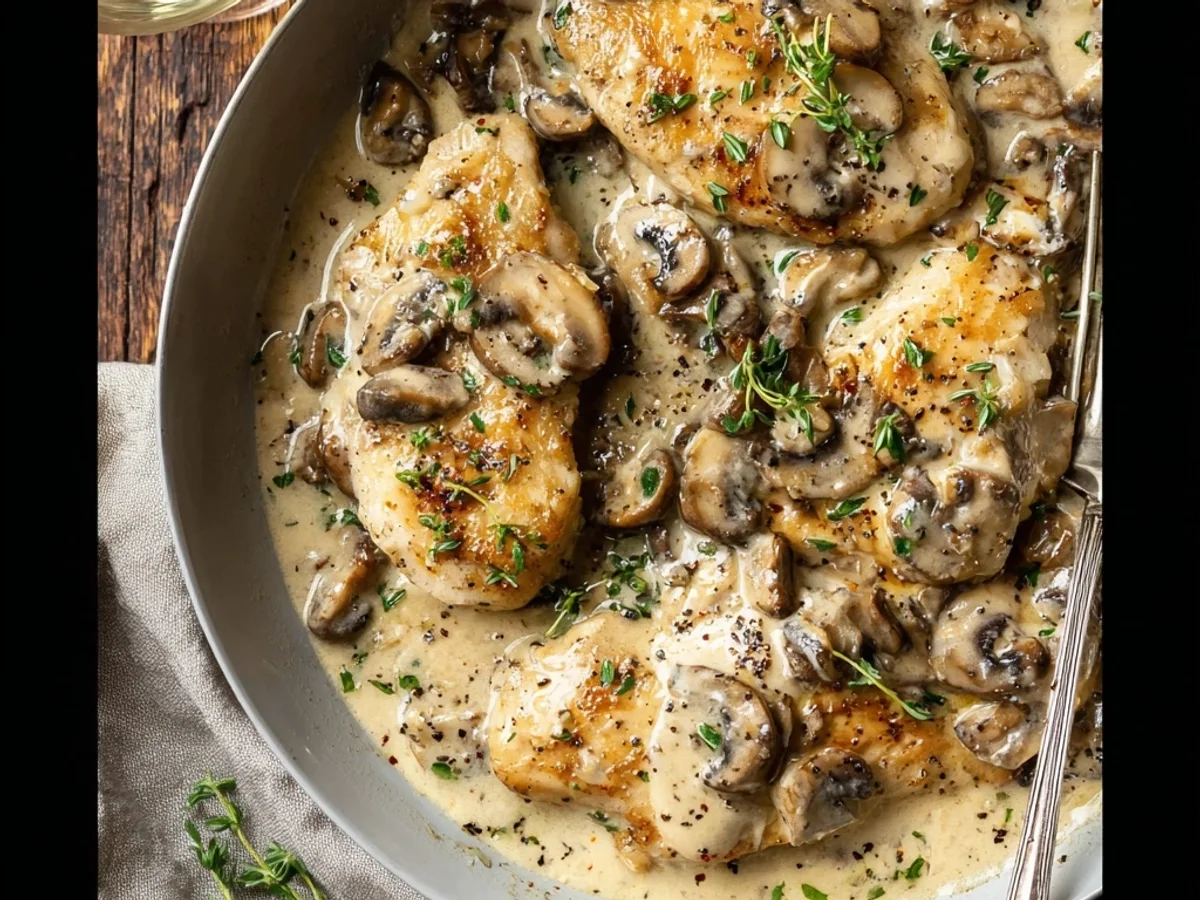 Creamy Mushroom Chicken: Simple Skillet Dinner - Featured Image