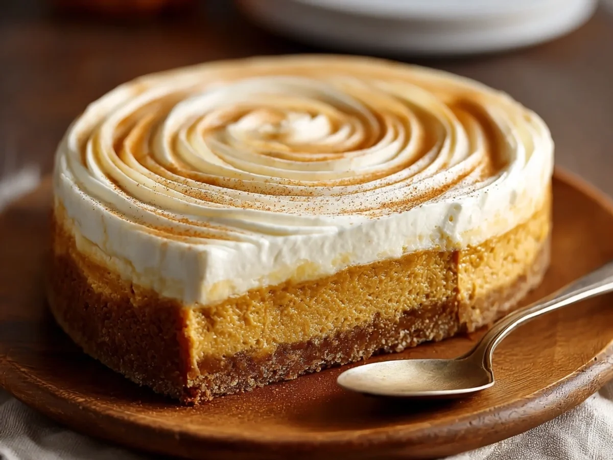 Creamy Pumpkin Pie Cheesecake: Fall Delight - Featured Image