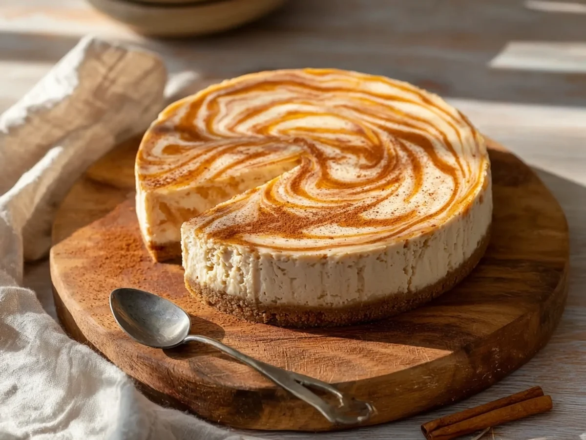 Creamy Pumpkin Swirl Cheesecake: A Fall Favorite - Featured Image