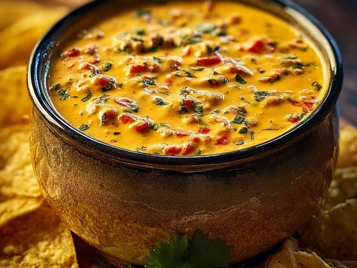 Creamy Rotel Ranch Queso: Easy Game Day Dip - Featured Image