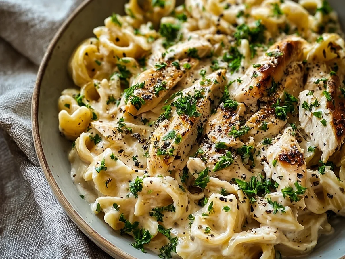 Creamy Rotisserie Chicken Pasta: Quick Weeknight Dinner - Featured Image