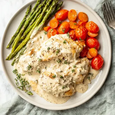 Creamy Skillet Easy Cream Cheese Chicken Dinner