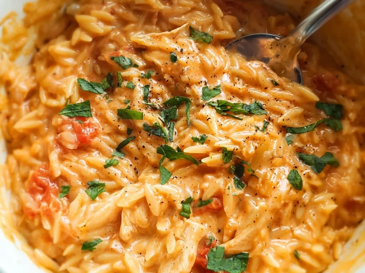 Creamy Tomato Orzo with Chicken: Easy Weeknight Meal - Featured Image
