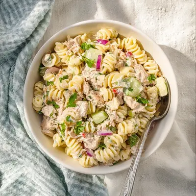 Creamy Tuna Pasta Salad: Quick Weeknight Delight