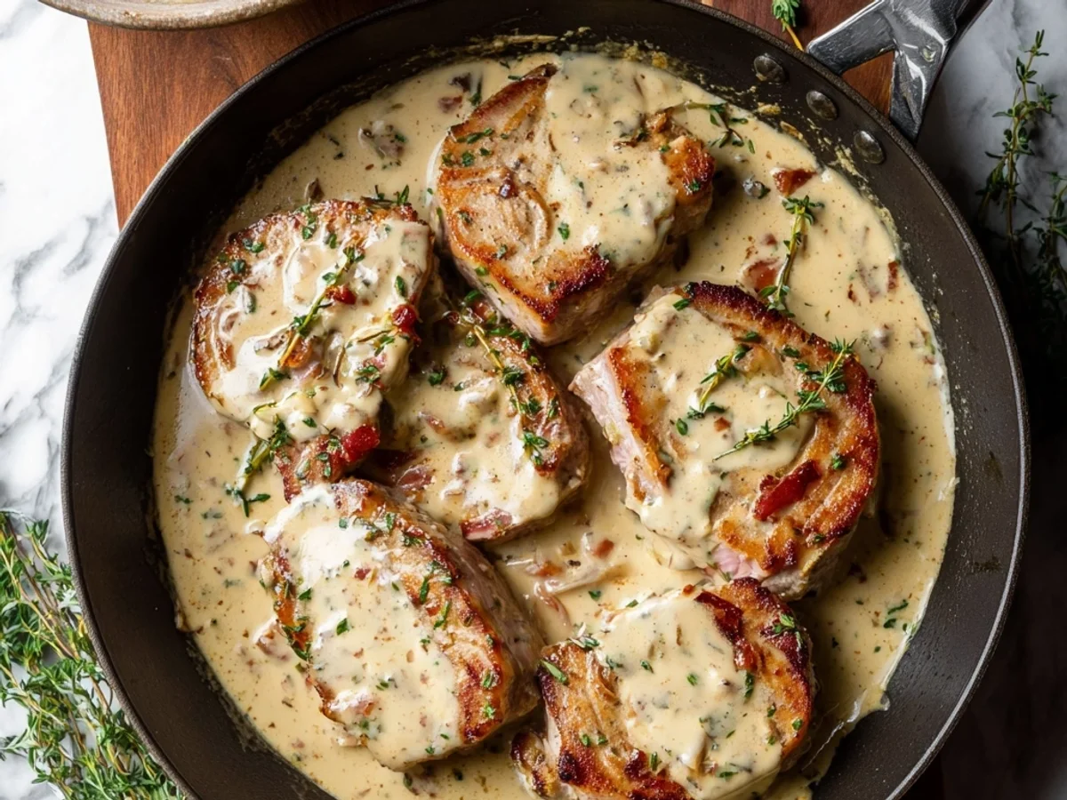 Creamy Turkey Ham Lamb Chops: My Speedy Weeknight Dish - Featured Image
