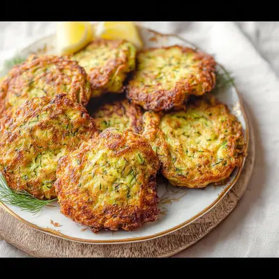 Crispy Air Fryer Zucchini Fritters: A Quick Snack