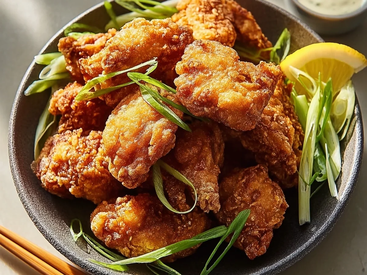 Crispy Authentic Japanese Fried Chicken Karaage Recipe - Featured Image