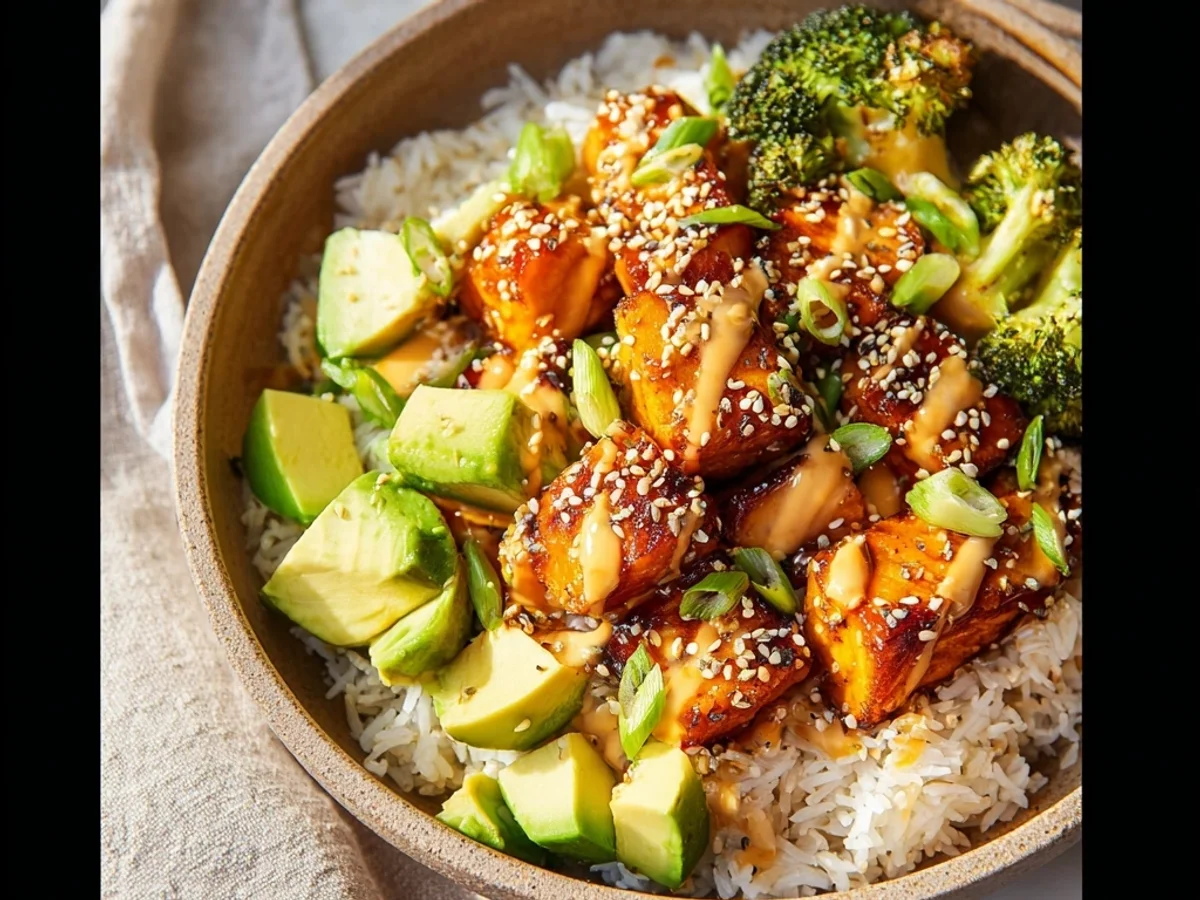 Crispy Bang Bang Salmon Bites Bowls: Speedy Weeknight Flavor - Featured Image