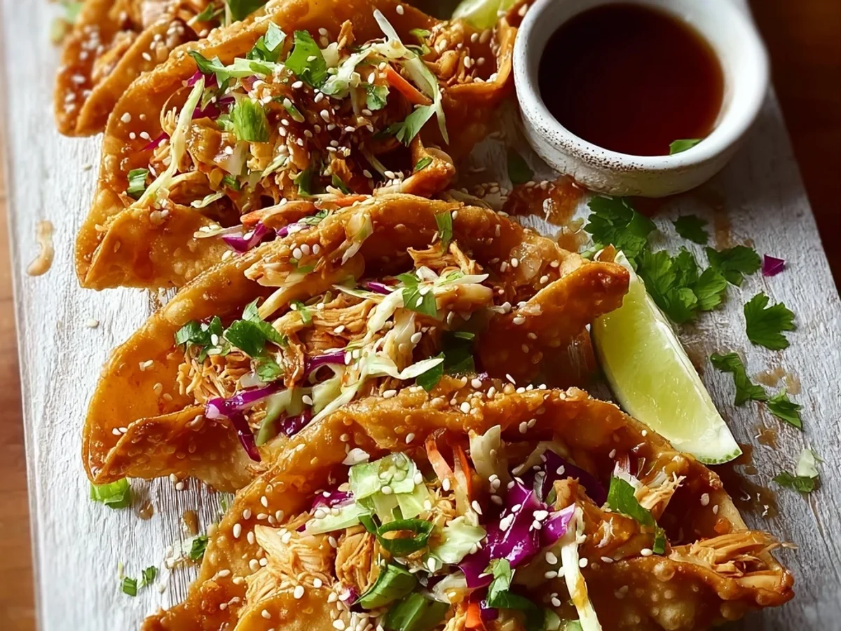 Crispy Chicken Wonton Tacos: A Fun Weeknight Twist - Featured Image