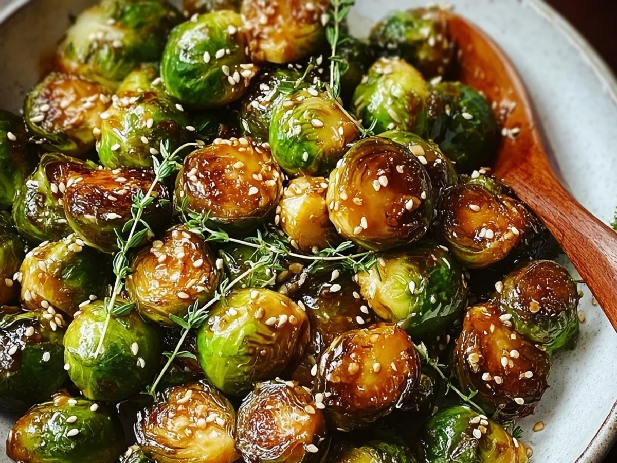 Crispy Honey Garlic Brussels Sprouts: A Sweet & Savory Side - Featured Image