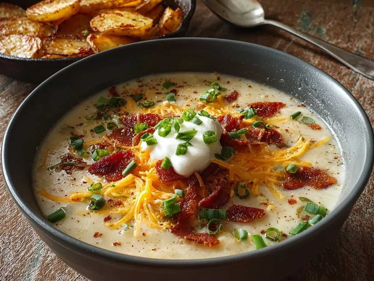 Crockpot Loaded Potato Soup: Hearty Creamy Goodness - Featured Image
