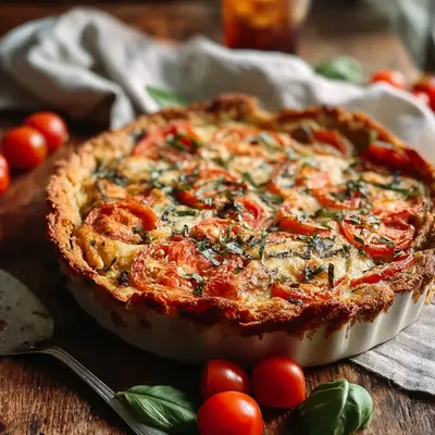 Crustless Tomato Pie: Savory Summer Slice