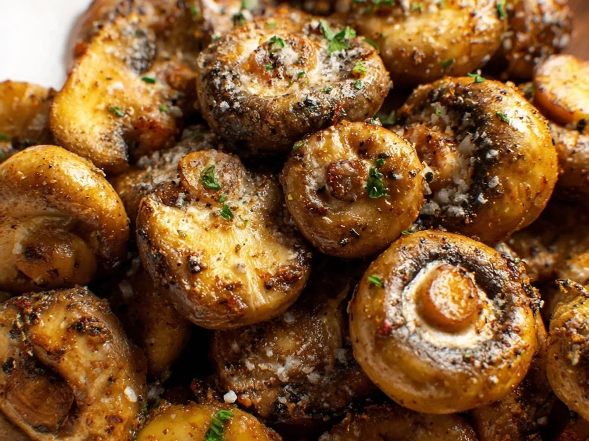 Easy Air Fryer Mushrooms: Quick & Flavorful Side - Featured Image