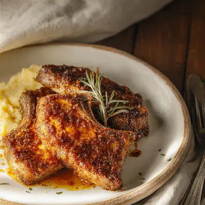 Easy Brown Sugar Lamb Chops Baked in the Oven