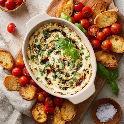 Easy Caprese Dip Appetizer: Fresh & Flavorful