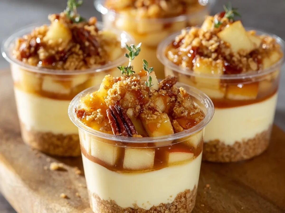 Easy Caramel Apple Dessert Cups: Quick & Tangy Treat - Featured Image