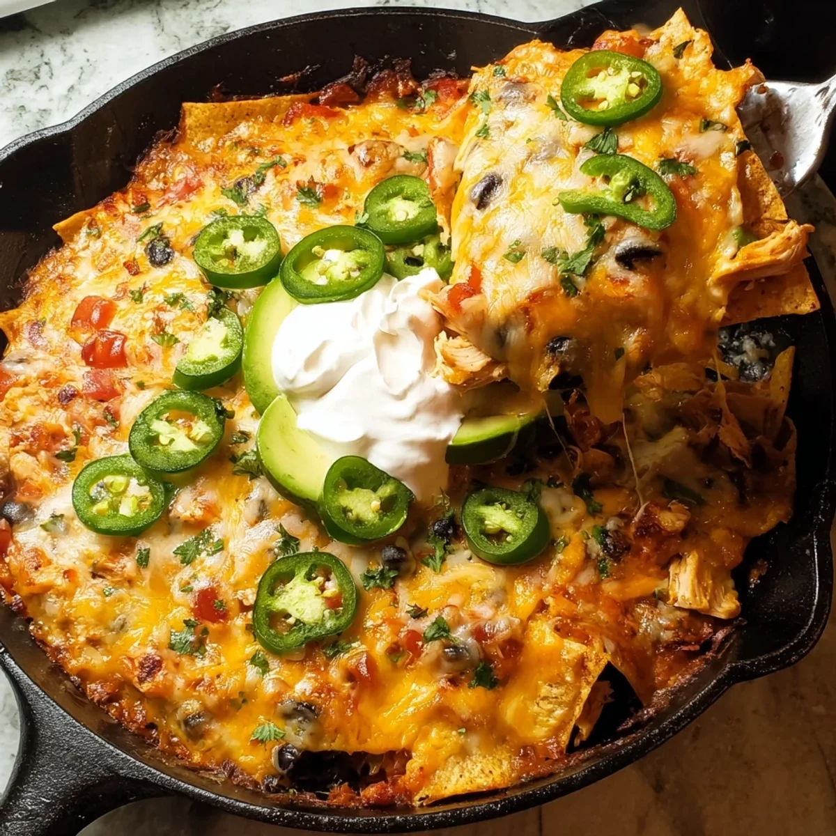 Easy Chicken Enchilada Skillet Recipe