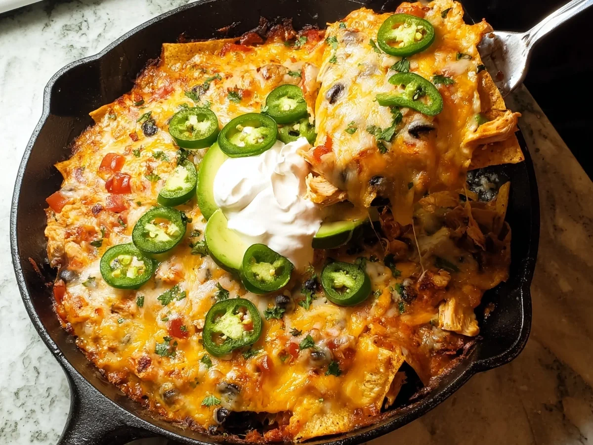 Easy Chicken Enchilada Skillet Recipe - Featured Image