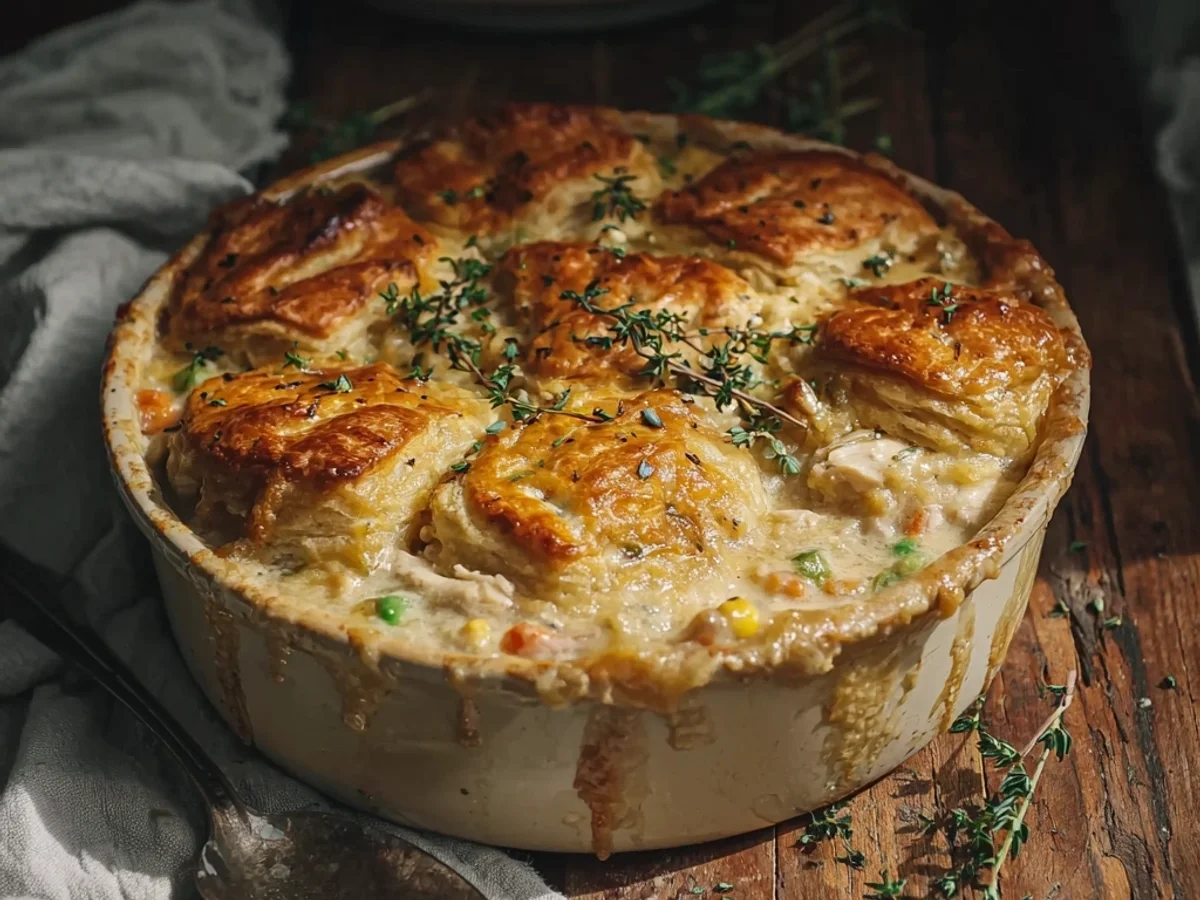Easy Chicken Pot Pie Casserole: My Weeknight Hug - Featured Image